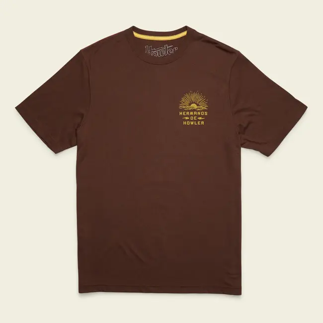Howler Brothers T-Shirt - Sunset Rider : Mahogany