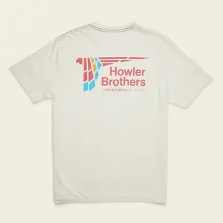 Howler Brothers Cotton T-Shirt - Parrot Patrol : Natural