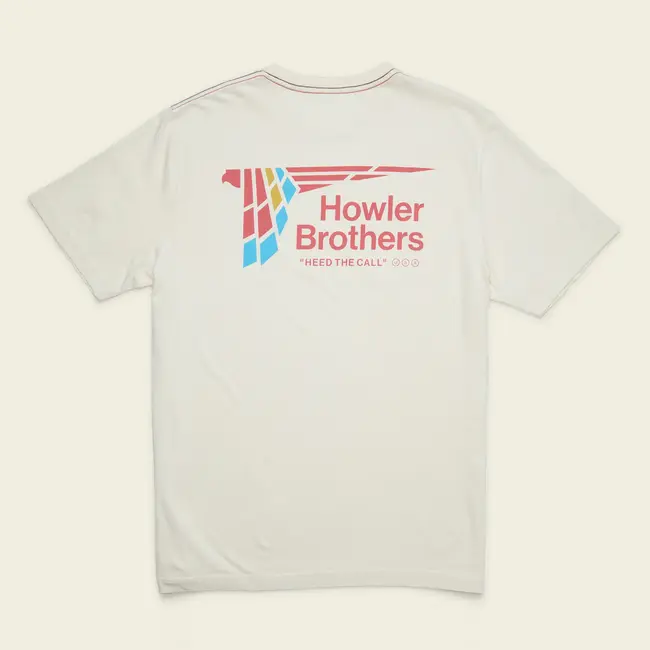 Howler Brothers Cotton T-Shirt - Parrot Patrol : Natural