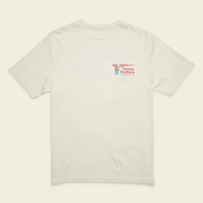 Howler Brothers Cotton T-Shirt - Parrot Patrol : Natural