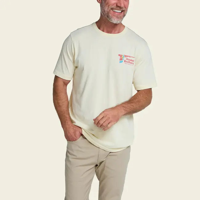 Howler Brothers Cotton T-Shirt - Parrot Patrol : Natural