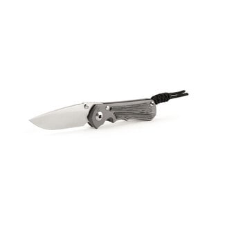 Chris Reeve Knives Large Inkosi Inlay Micarta Canvas Black Drop Point