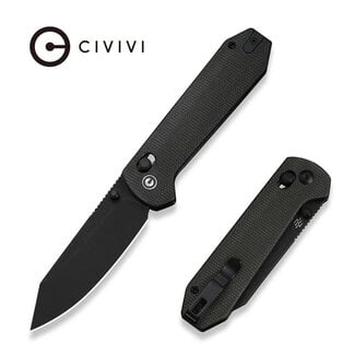 Civivi Over Yonder Dark Green Canvas Micarta