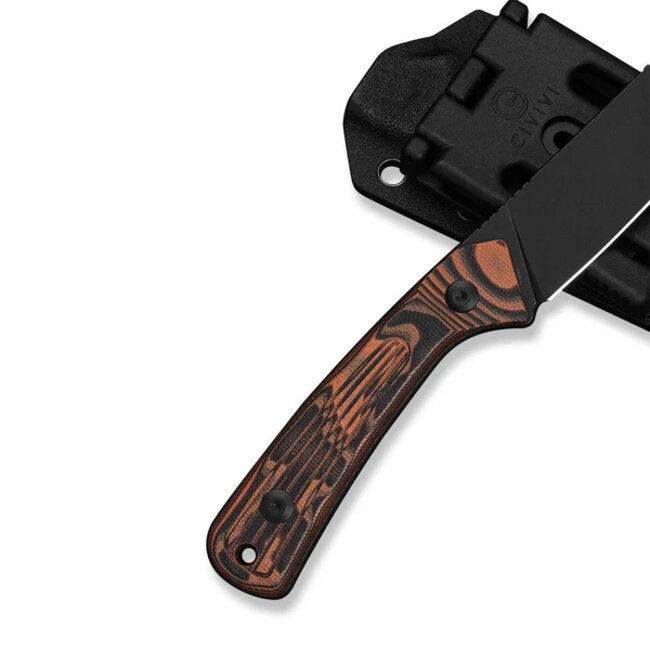 Civivi Carveth Fixed Blade Orange & Black G10