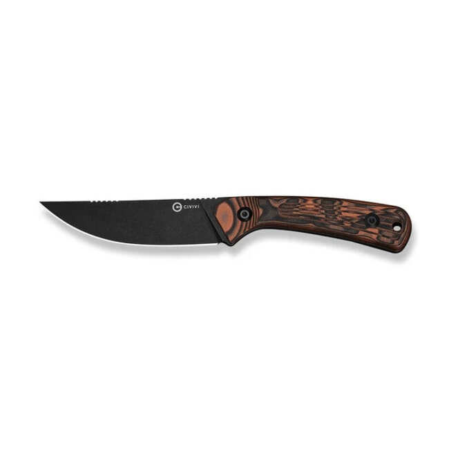Civivi Carveth Fixed Blade Orange & Black G10