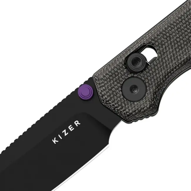 Kizer Knives Begleiter 2.9 Clutch Lock Black Micarta
