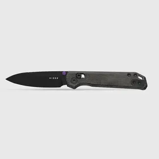 Kizer Knives Begleiter 2.9 Clutch Lock Black Micarta