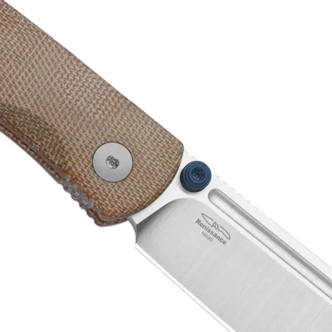 Kizer Knives Renissance Button Liner Lock Micarta