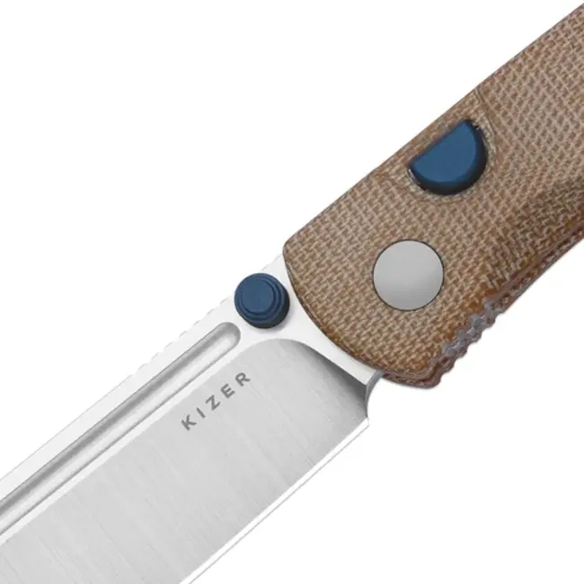 Kizer Knives Renissance Button Liner Lock Micarta
