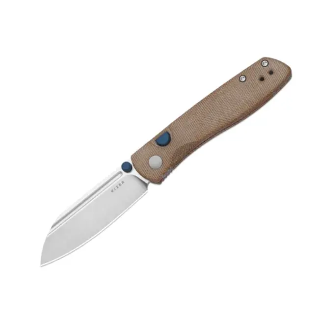 Kizer Knives Renissance Button Liner Lock Micarta