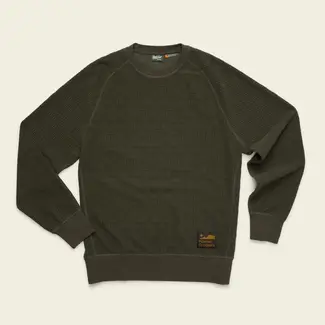 Howler Brothers Eleos Fleece Crewneck - Grids : Army