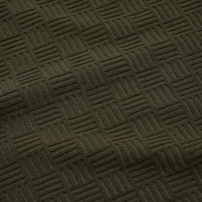 Howler Brothers Eleos Fleece Crewneck - Grids : Army