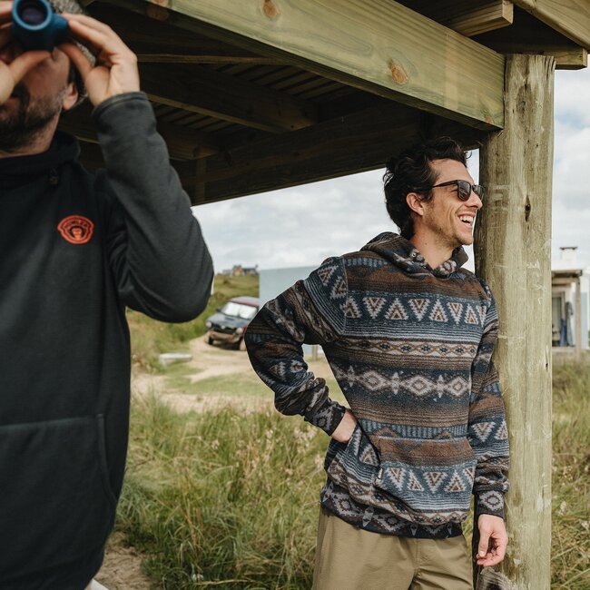 Howler Brothers Tajima Hoodie - Canyon Codes : Winter Sky