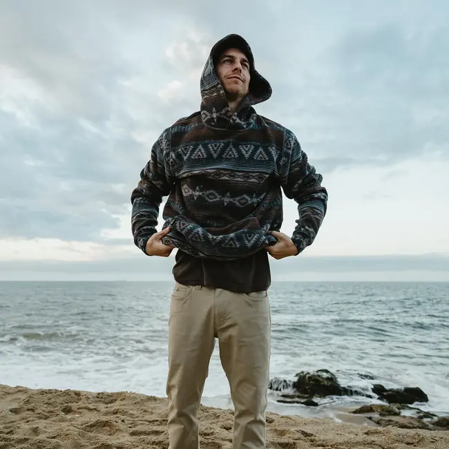 Howler Brothers Tajima Hoodie - Canyon Codes : Winter Sky