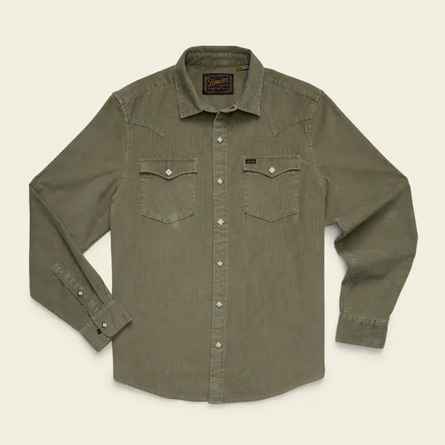 Howler Brothers Banning Corduroy Snapshirt - Aloe