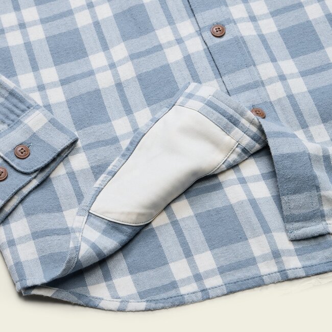 Howler Brothers La Grange Lightweight Flannel - Cohen Plaid : Iron Blue