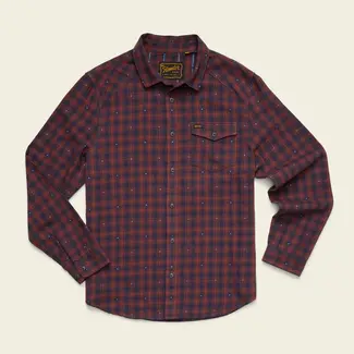 Howler Brothers La Grange Lightweight Flannel - Franklin Plaid : Brick House
