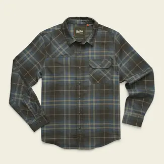 Howler Brothers Harker's Flannel - Kempton Plaid : Beluga