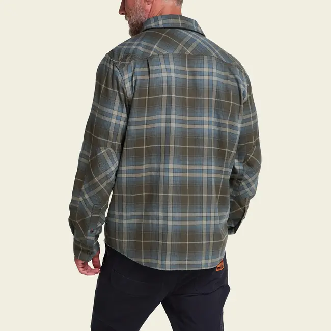 Howler Brothers Harker's Flannel - Kempton Plaid : Beluga