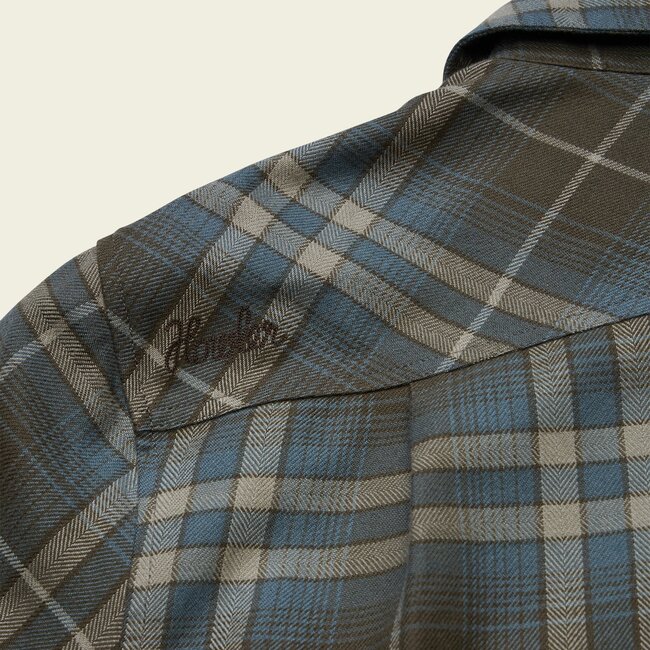 Howler Brothers Harker's Flannel - Kempton Plaid : Beluga