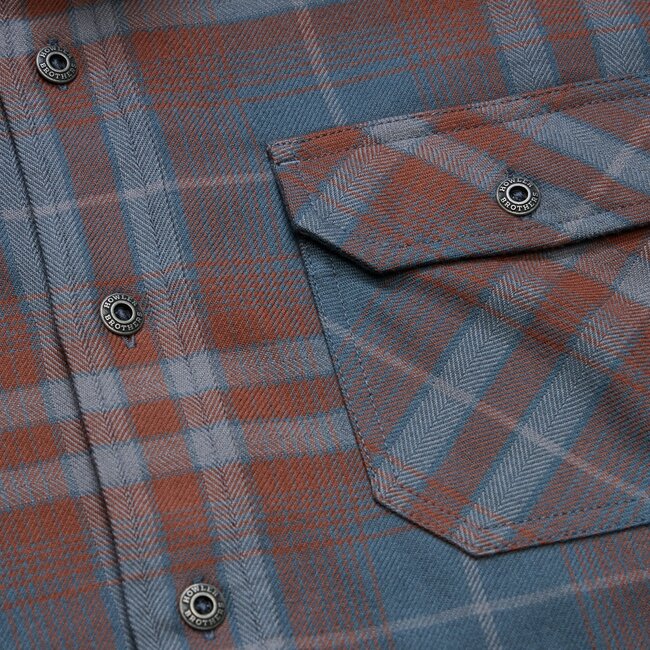 Howler Brothers Harker's Flannel - Kempton Plaid : Dark Slate
