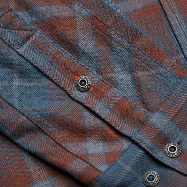 Howler Brothers Harker's Flannel - Kempton Plaid : Dark Slate