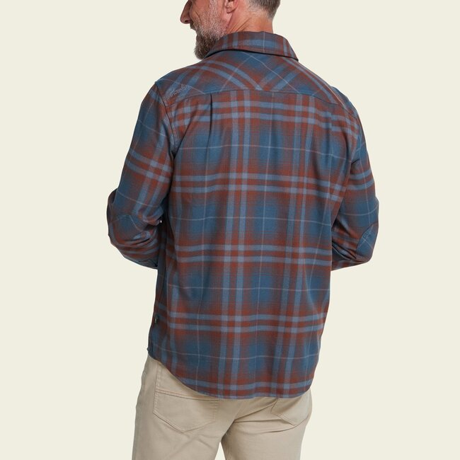 Howler Brothers Harker's Flannel - Kempton Plaid : Dark Slate