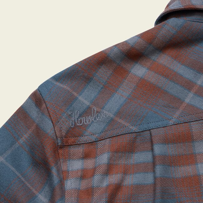 Howler Brothers Harker's Flannel - Kempton Plaid : Dark Slate