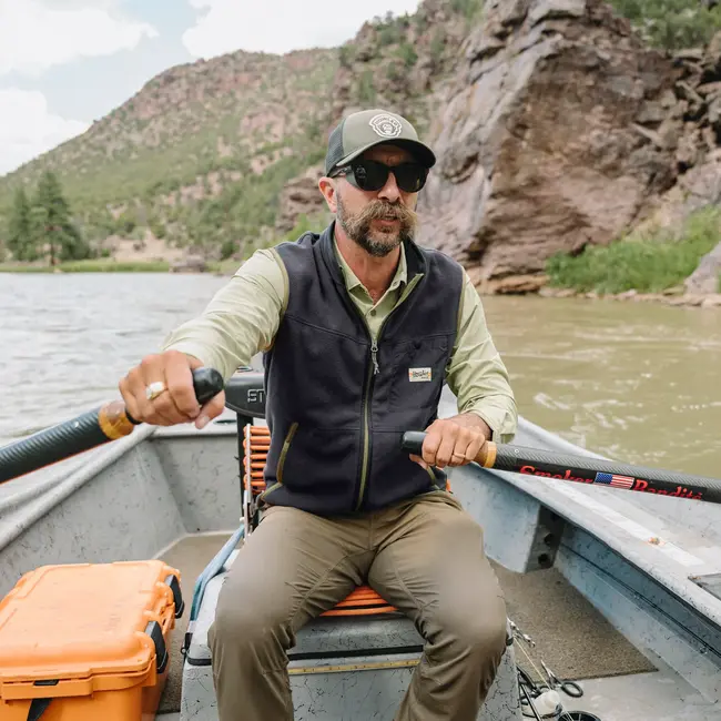 Howler Brothers Free Range Fleece Vest - Carbonite