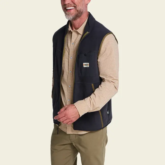 Howler Brothers Free Range Fleece Vest - Carbonite