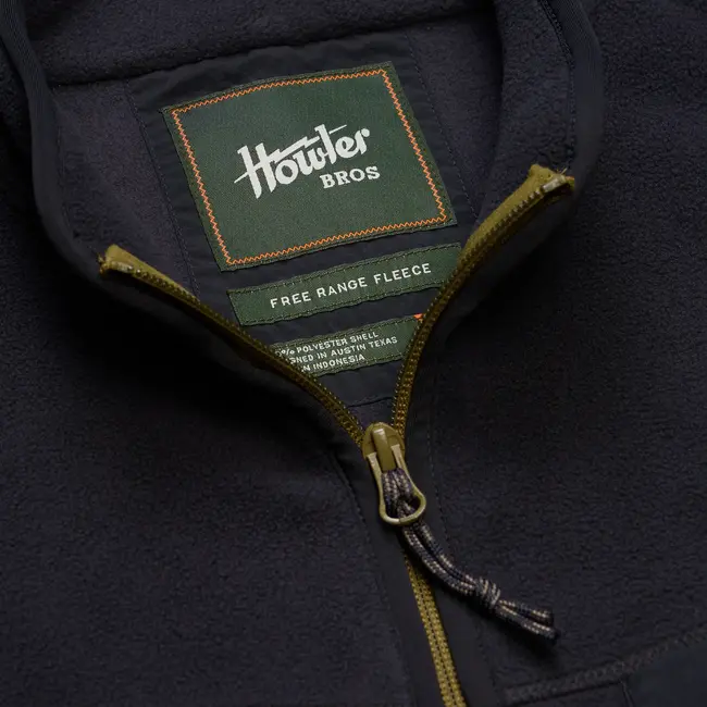 Howler Brothers Free Range Fleece Vest - Carbonite