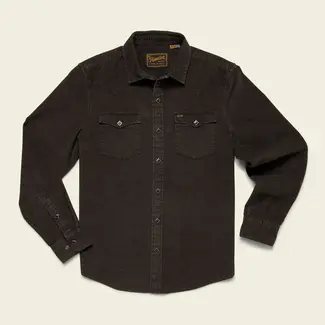 Howler Brothers Banning Corduroy Snapshirt - Antique Black