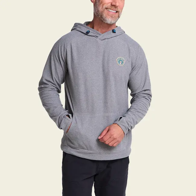 Howler Brothers Palo Duro Fleece Hoodie - Deep Grey Heather