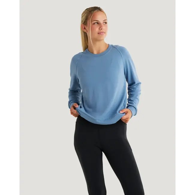 Free Fly Women's Bamboo Lightweight Fleece Crew