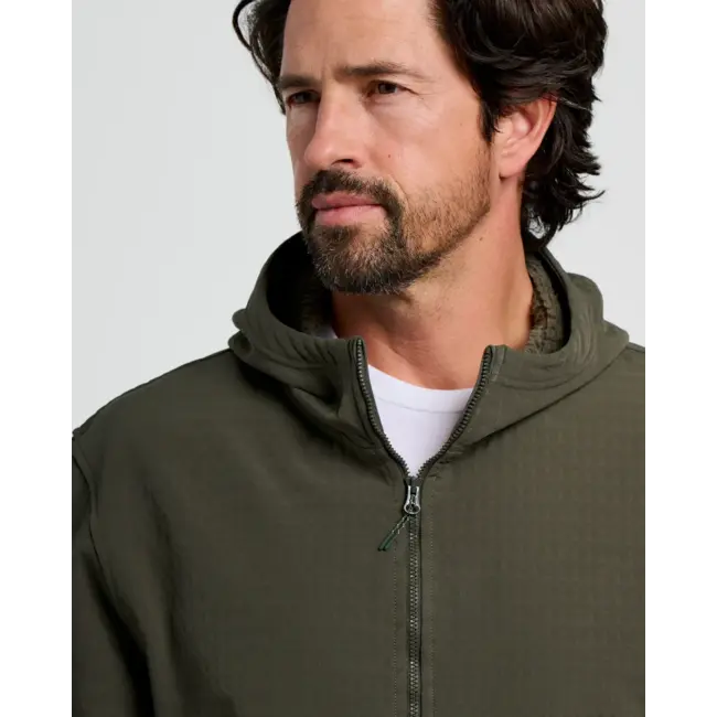 Free Fly Men's Gridback Fleece Anorak Hoodie