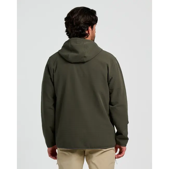 Free Fly Men's Gridback Fleece Anorak Hoodie