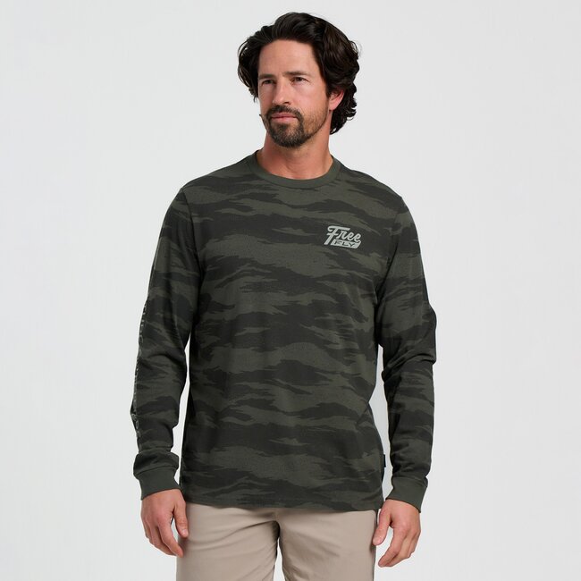 Free Fly Hydro Mist Camo Long Sleeve