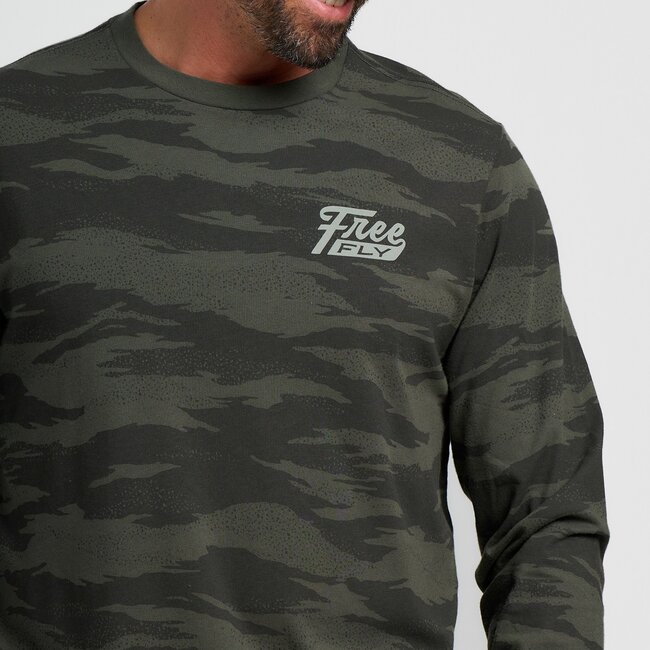 Free Fly Hydro Mist Camo Long Sleeve