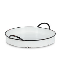 Round Tray with Handles
