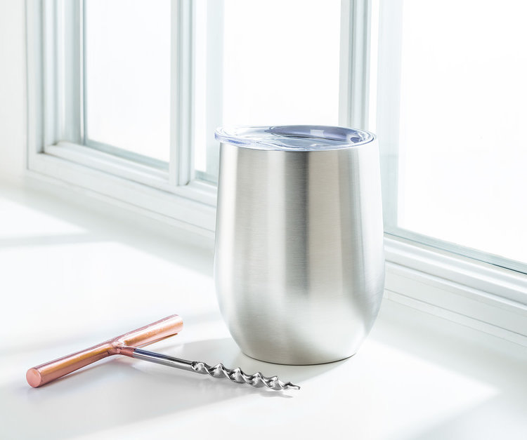 Bevi Bevi Insulated Wine cup | Silver