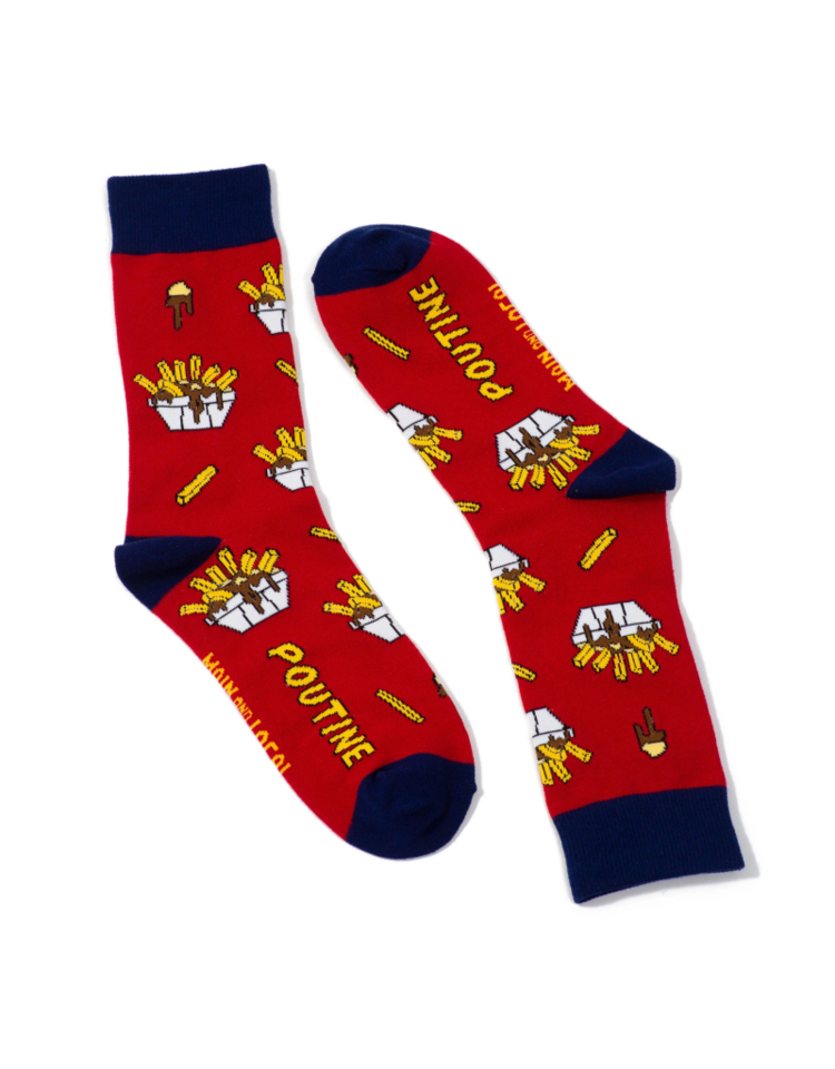 Main and Local Canadian Poutine | Socks | CAN-SS23