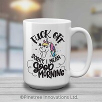 Pinetree Innovations F*** Off, I mean Good Morning | 15 oz Mug