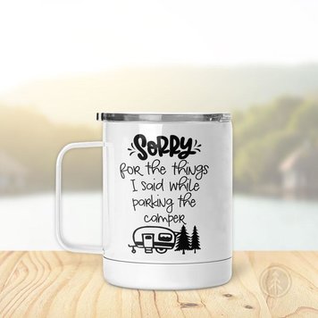 12oz Camper Mug Coffee Funny You Know What Rhymes With Camping