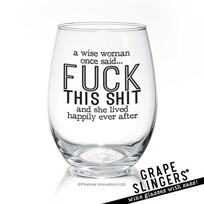 Pinetree Innovations A Wise Woman | 17 oz Stemless Goblet