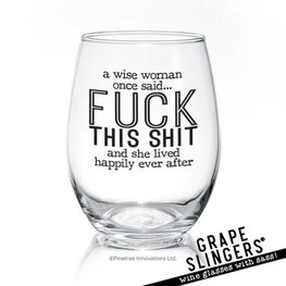 Pinetree Innovations A Wise Woman | 17 oz Stemless Goblet