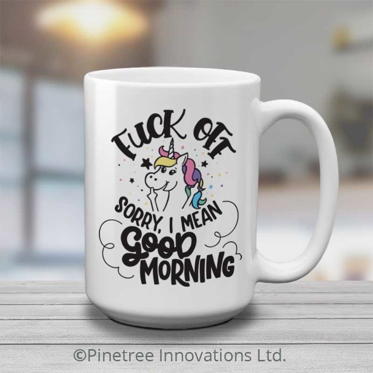 Pinetree Innovations F*** Off, I mean Good Morning | 15 oz Mug