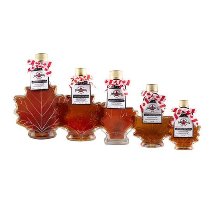 Jakeman's Maple Products Pure Maple Syrup | 50ml Autumn Leaf Glass