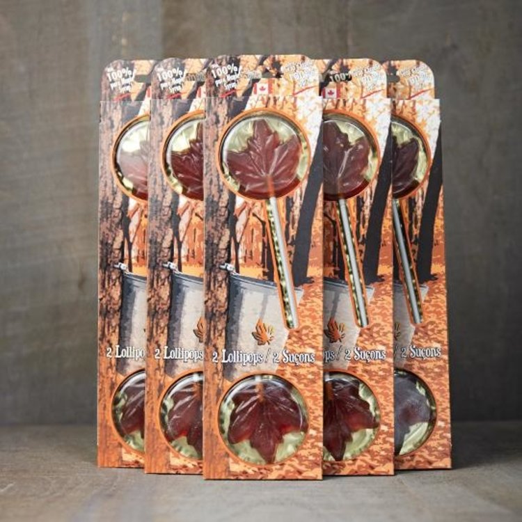 Jakeman's Maple Products Maple Leaf Sucker | 40g 2-Pack