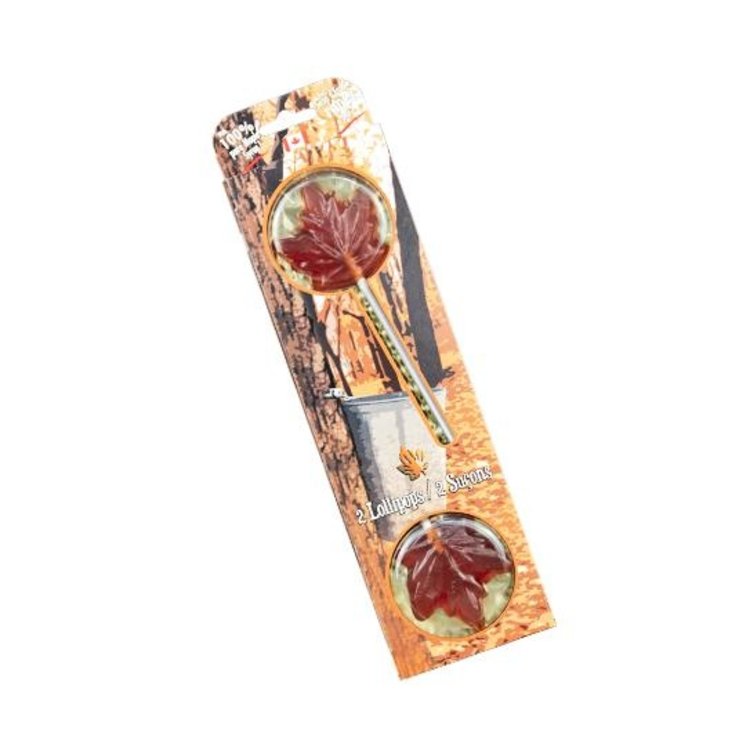 Jakeman's Maple Products Maple Leaf Sucker | 40g 2-Pack