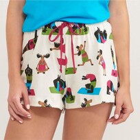 Little Blue House by Hatley Yoga Bear | Sleep Shorts